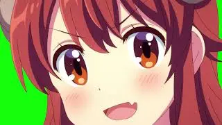 [Machikado Mazoku] Shamiko No stress[Green Screen]