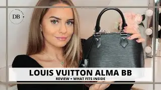 LOUIS VUITTON ALMA BB EPI NOIR | REVIEW & WHAT'S IN MY BAG | DILARA BOSAK