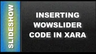 Web Design Tutorials for Xara Web Designer - Inserting code for Wow Slider Lesson 105