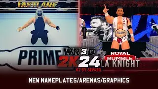 WR3D 2K24 BY SEPKER V2 | NEW NAMEPLATES, NEW RING TEXTURES, NEW ARENAS, NEW PAD SYSTEM AND MORE!