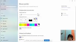 How to Change your mouse color  in Windows 10