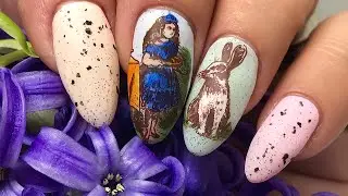 How To Do Reverse Stamping Technique  / Alice In Wonderland ( Vintage ) / Stamping Plates