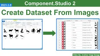 Create Dataset From Images - Component.Studio 2 - E31 (V. 2023-3-9)