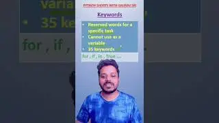 Keywords in Python Programming | Computer Science | Python class 11th and 12th