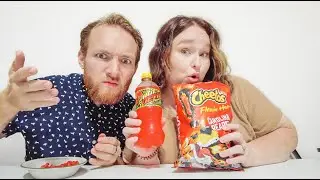 Trying CAROLINA REAPER Hot Cheetos (and Mtn. Dew)