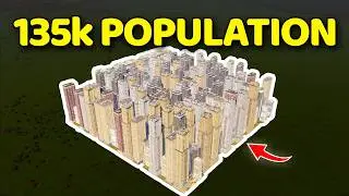 I Built the Densest ONE TILE City Ever