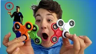 FIDGET SPINNING LIKE NEVER BEFORE! | Fidget Spinner Trick Shots!