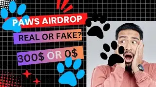 Paws Airdrop Join and claim| Paws Airdrop Update