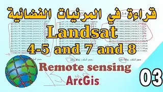 قراءة في المرئيات الفضائية لاندسات 4-5 و7 و8 LANDSAT