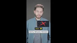 Early Returns/Exits - Code Patterns in JavaScript