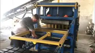 Производство плитки Старый город на линии вибропрессования КВП-858-2ПА