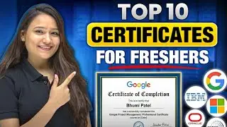 Top 10 Certifications in 2026 🔥 | For Freshers & Students | Get Certificate 😱