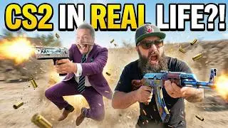Testing COUNTER STRIKE 2 weapons in REAL LIFE!