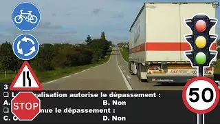 examen 2023 code de la route france 😘 permis de conduire 😍 2023 Série 1