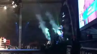 Крио эффекты на сцене.