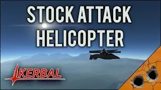 Stock Helicopter with Functioning Rockets in Kerbal Space Program: Breaking Ground
