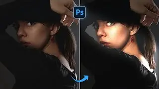 Fake Sun Rays On Face In Photoshop #photoshopshorts
