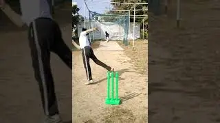 [Net Practice Cricket on Wednesday Morning] [Gouranga was Batting & I was Bowling]