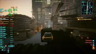 Cyberpunk 2077 2.12 BUG no road & inside other car 12600k 1060