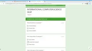 INTERNATIONAL COMPUTER SCIENCE QUIZ WITH FREE CERTIFICATE