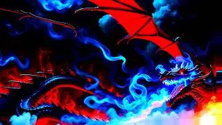 Ode to Dragons: A Journey Through AI Motion Art with Psychill, Psybient, and Ambient Music