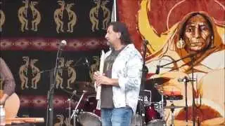 Steven Rushingwind & The Native Groove playing at Native Rhythms Festival 2015