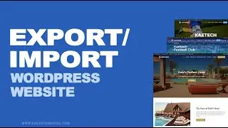 How to Export and Bundle Website Templates to Clients | Export & Import Website Templates