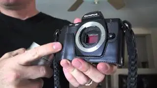 The Olympus 75mm 1.8 Quick Look on the OM-D with Gariz OM-D Case!