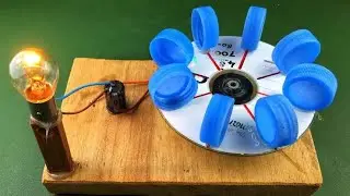इस generator से सब कुछ चलाओ । How to make 12 volts DC generator for science project | #generator