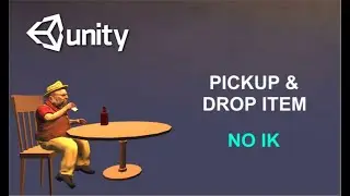 Unity3d - Pick and drop object through animation without IK