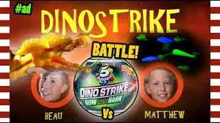 Finding the ULTRA RARE GOLD in 5 Surprise Dino Strike Series 2
