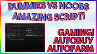 Roblox NEW Dummies vs Noobs Script Exploit GUI (Pastebin 2022)