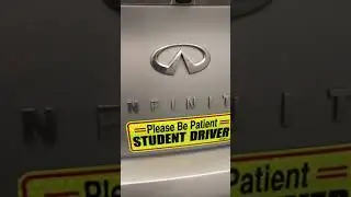 Bumper Sticker for New Drivers