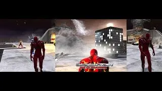 обзор на скин FutureFoundation Red Suit в Spider Man web of Shadows