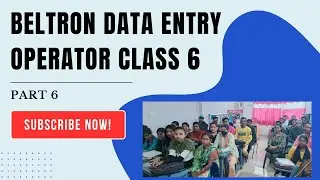Beltron Data Entry Operator Class 6