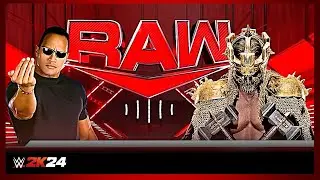 WWE 2K24 | THE ROCK vs TRIPLE-H