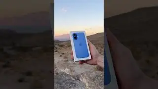 Unboxing- iPhone 16 Ultramarine💙