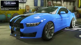 GTA 5 Online - DLC Vehicle Customization - Vapid Dominator Nightmare GT (Ford Mustang GT)