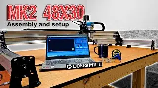 Building and setting up the LongMill MK2 CNC machine