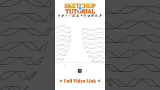SketchUp for Architects: How to 3d model Vessel Public Landmark NYC #shorts #sketchup3d #tutorial