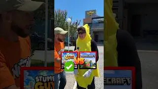 Stumble Guys ou Minecraft 