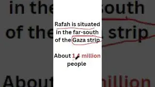 What is "All eyes on Rafah" ?  #youtubeshorts  #selfstudy179 #currentaffairs #education