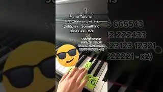 SOMETHING JUST LIKE THIS PIANO TUTORIAL