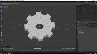 Blender modeling a simple Gear