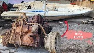 Recovering Rotten Engines From Scrapyards For Use In Superboats