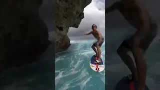 Gettin a little too close with Kai Lenny #bali