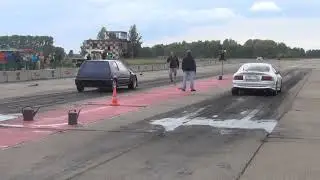 Тойоты Целика и Хонда Сити на 402 метра в Барнауле 2020