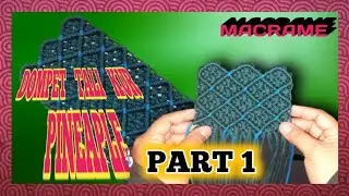Dompet hp tali kur motif pineaplle #part1 #macramebag #macramepurse @DavazkaYoutube