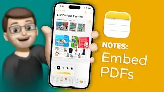 Embed and Interact with PDF Documents in your Notes on iOS 17