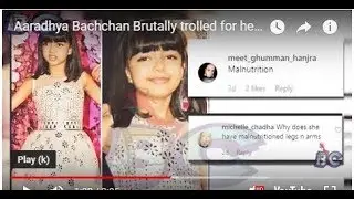 Aaradhya Bachchan Brutally trolled for her legs & Hand